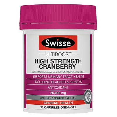 Swisse 蔓越莓 25000mg 90片 大瓶装 改善女性泌尿系统 （运输过程中 胶囊容易裂开 介意勿拍）